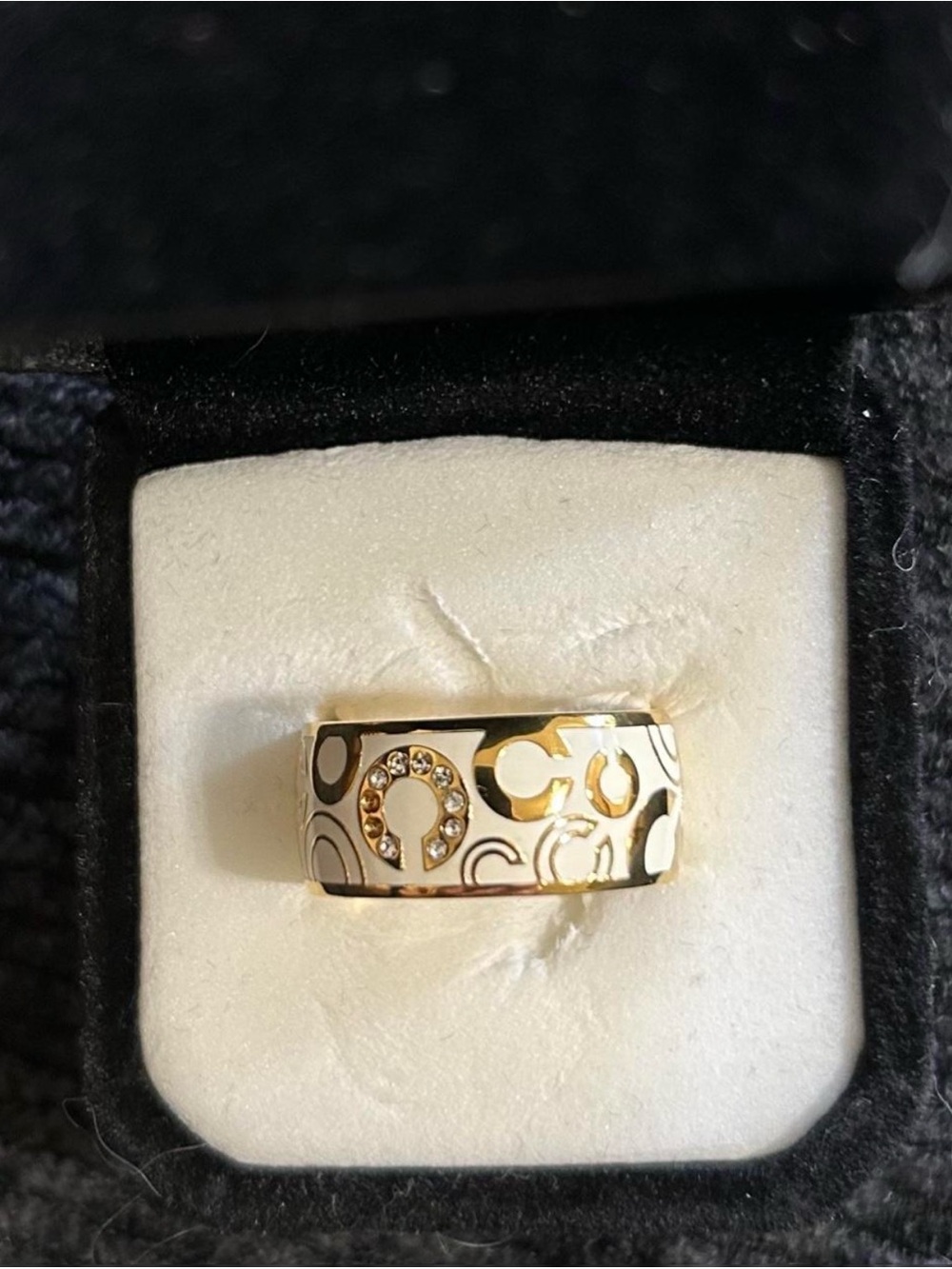 Coach Ring Size 8 - Picture 2 of 3